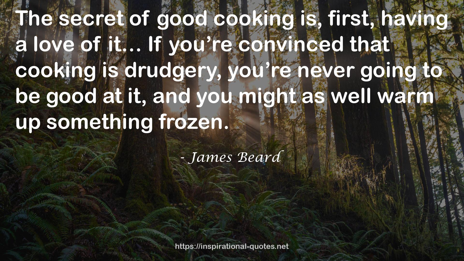 good cooking  QUOTES
