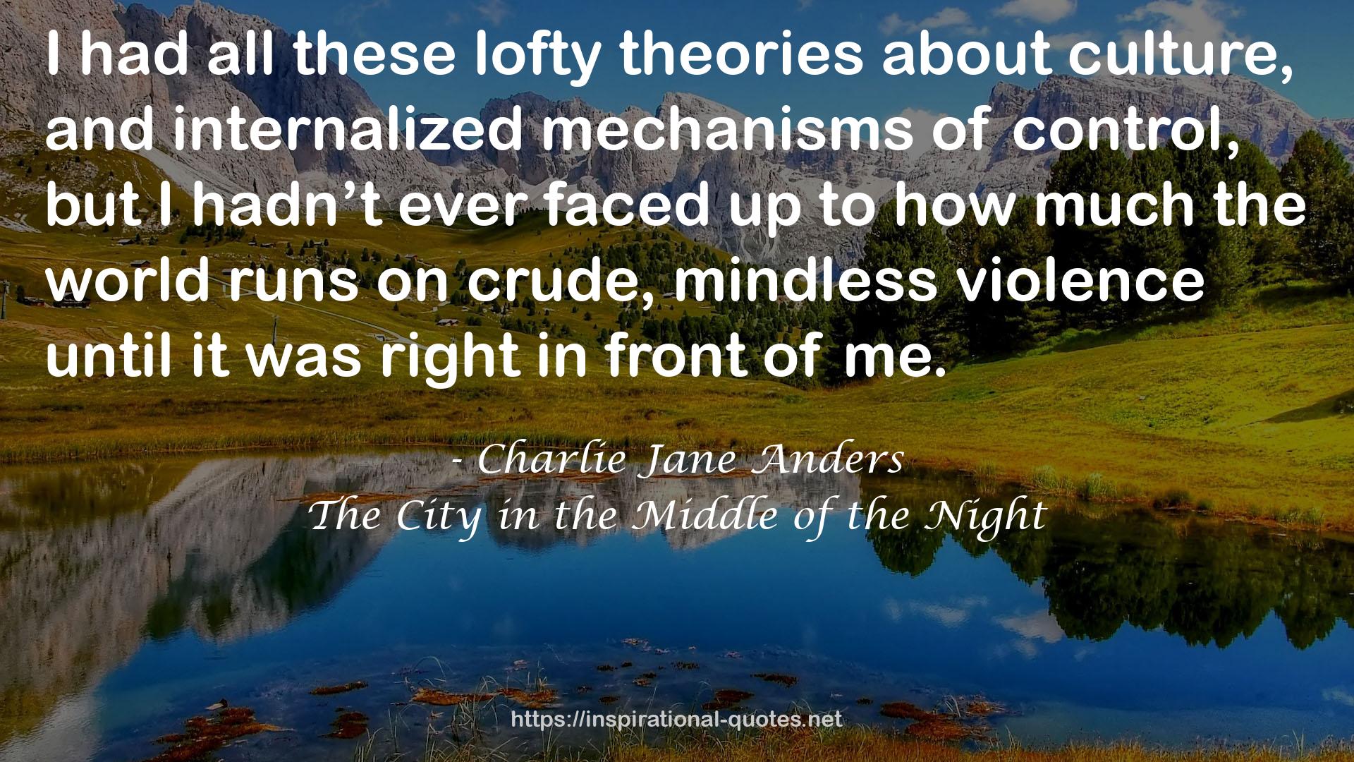 The City in the Middle of the Night QUOTES