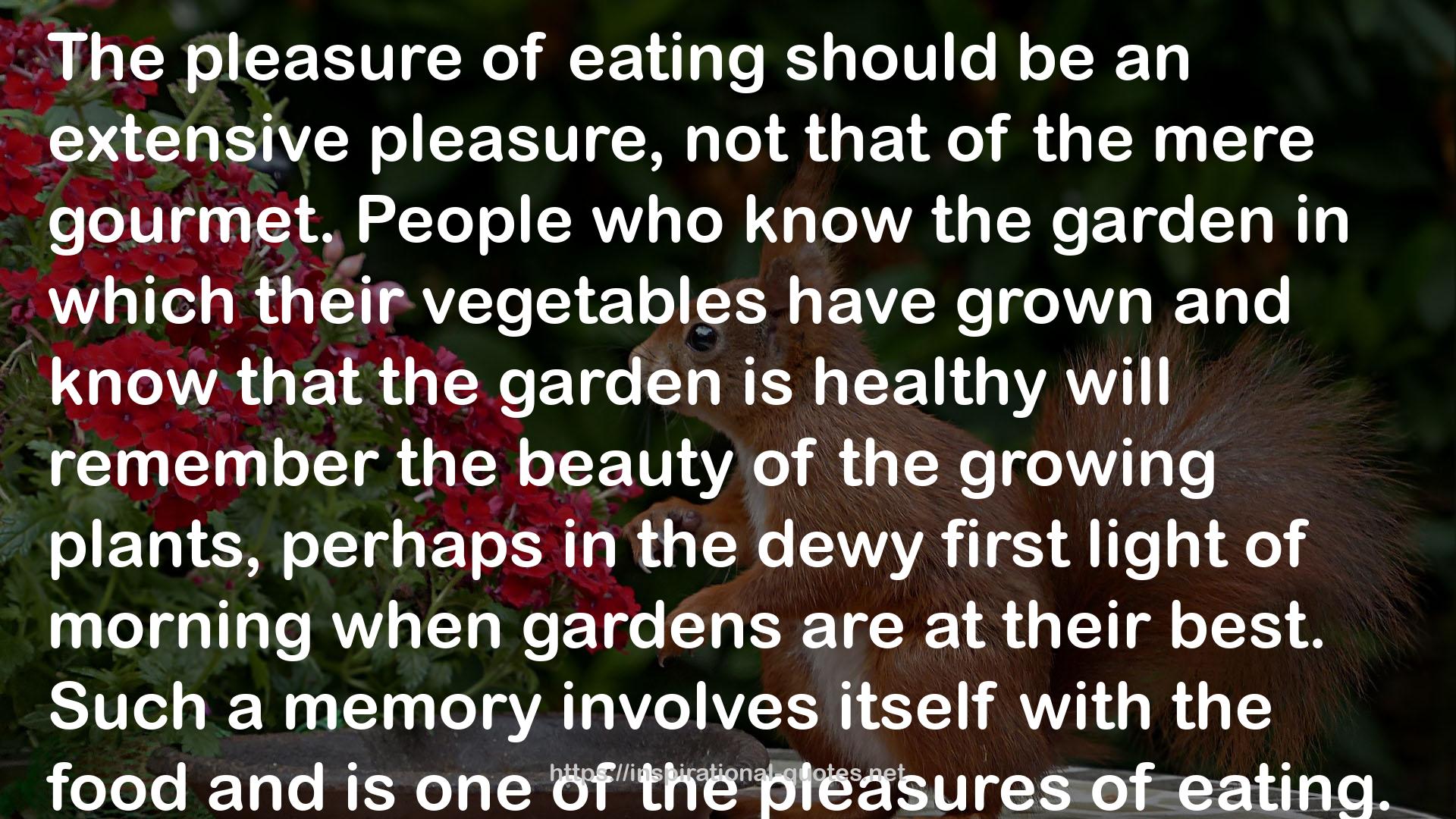 their vegetables  QUOTES