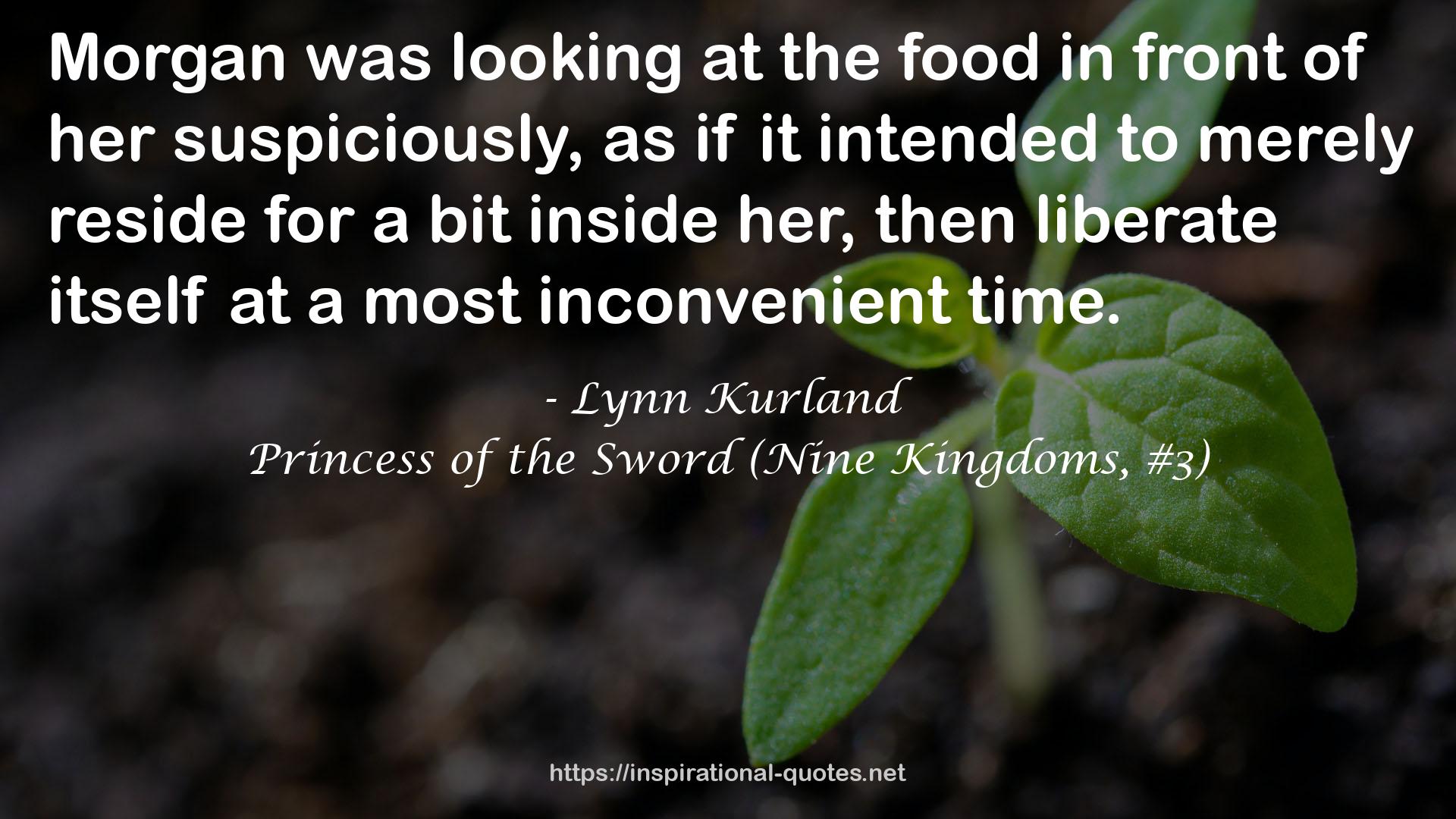 Princess of the Sword (Nine Kingdoms, #3) QUOTES