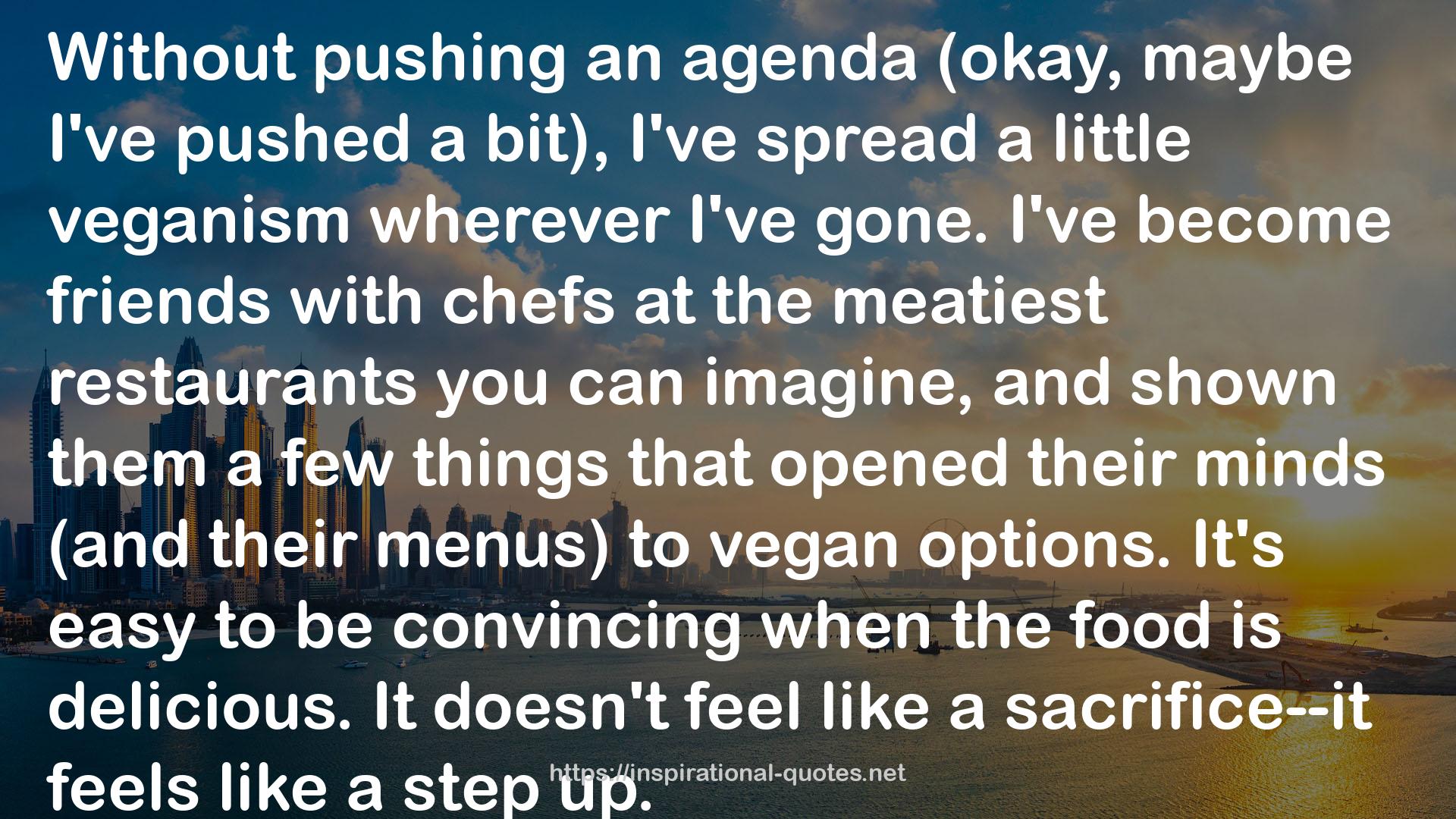 a little veganism  QUOTES