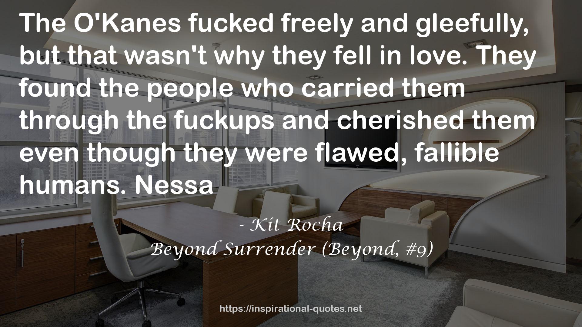 Beyond Surrender (Beyond, #9) QUOTES