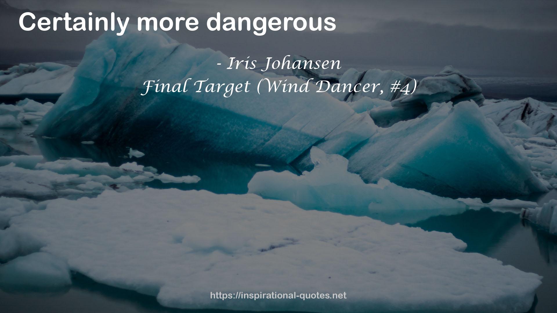 Final Target (Wind Dancer, #4) QUOTES