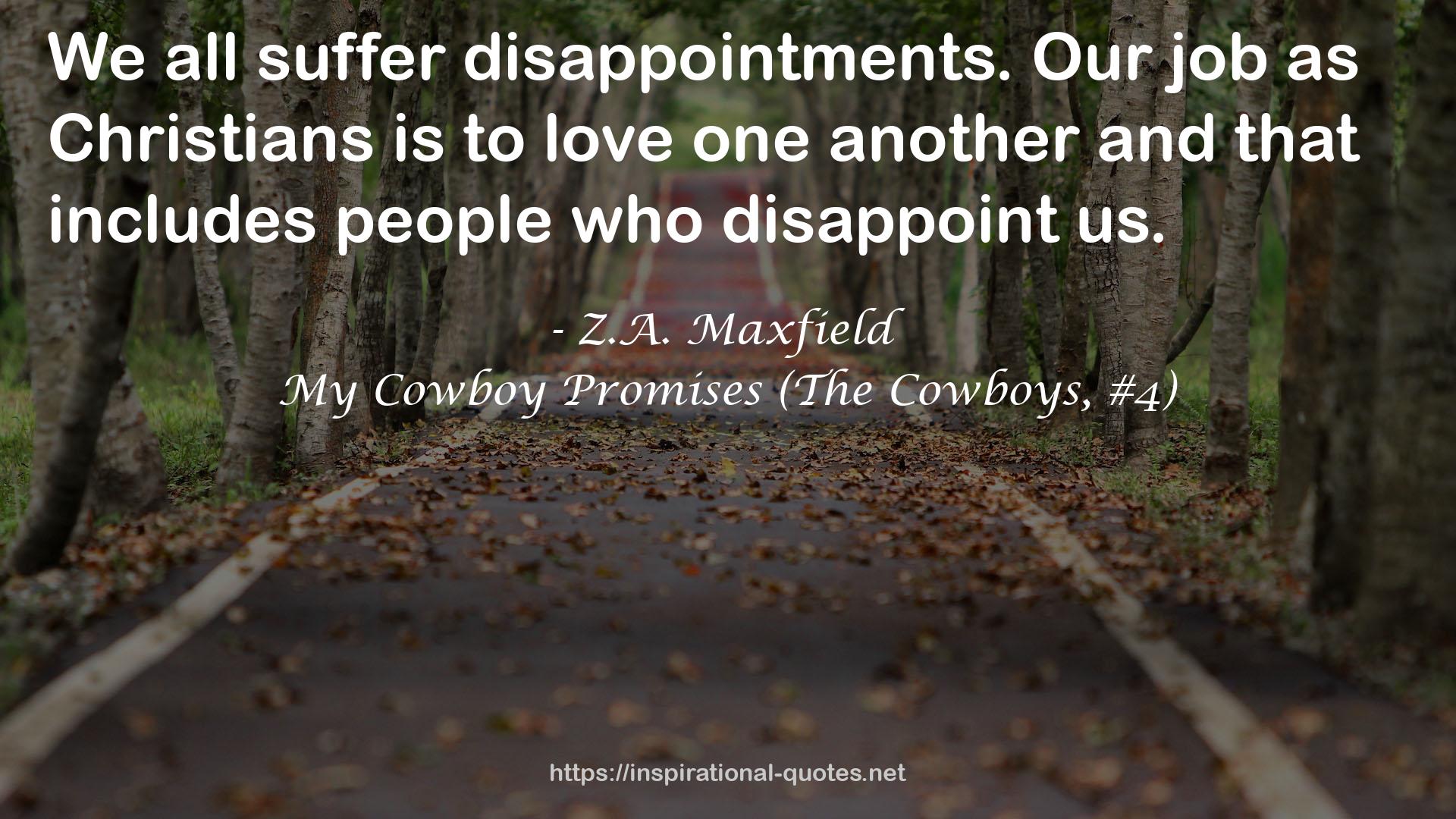 My Cowboy Promises (The Cowboys, #4) QUOTES