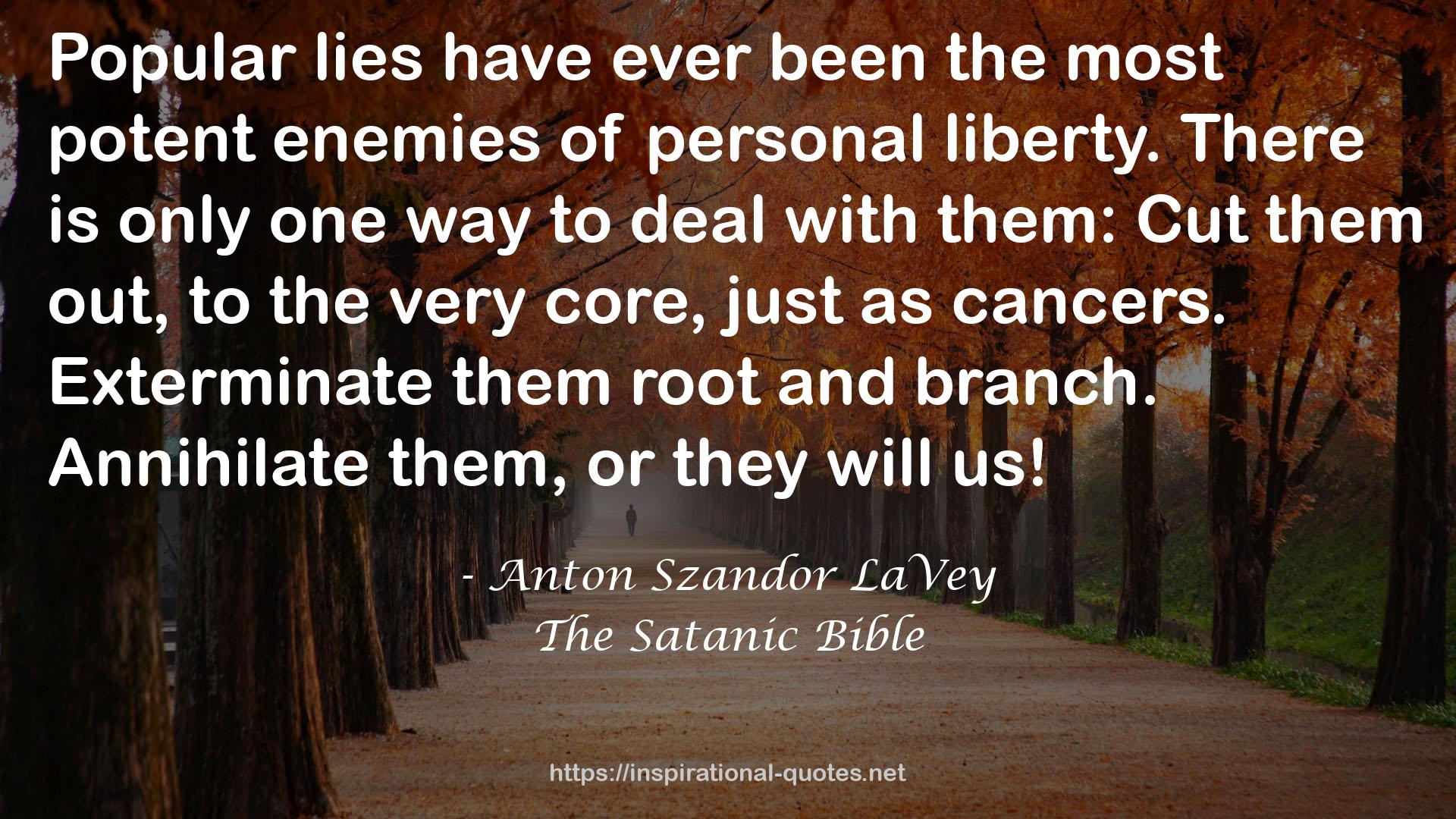 The Satanic Bible QUOTES