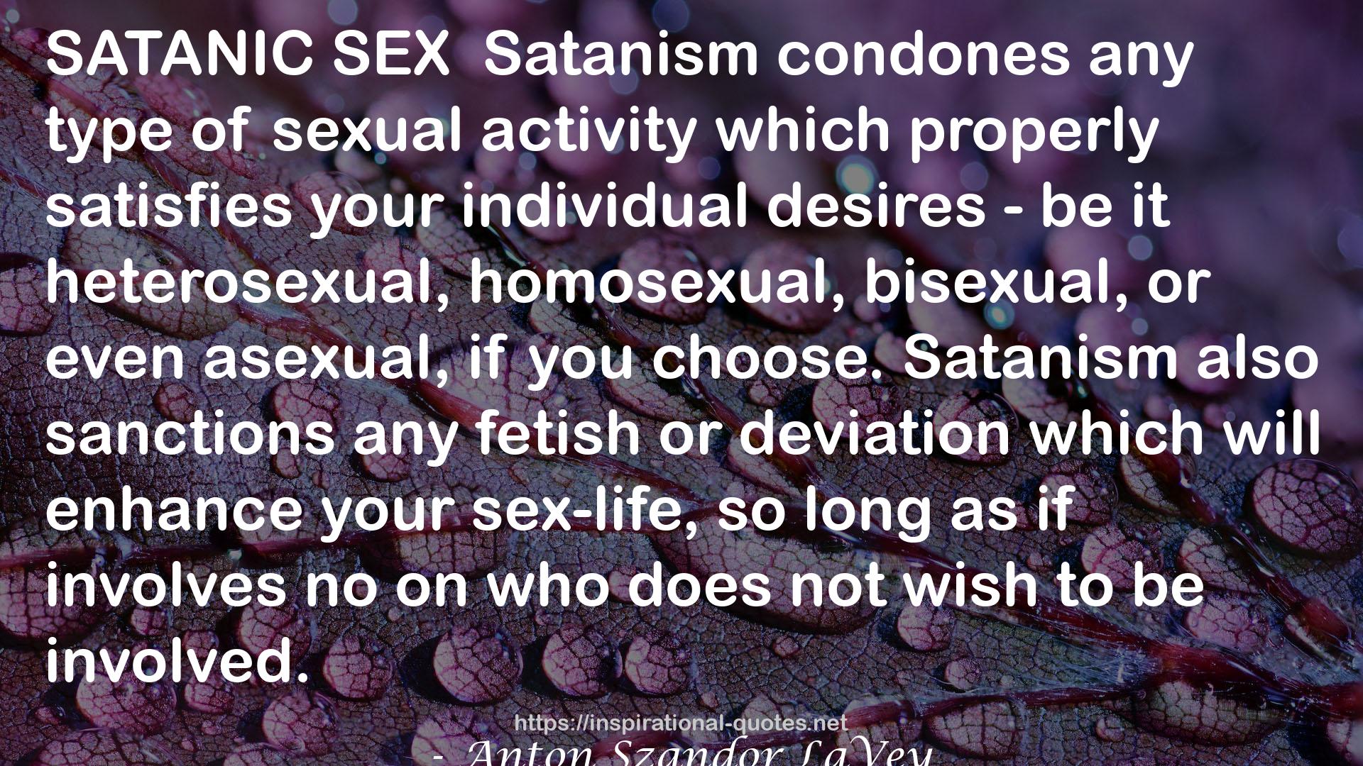 The Satanic Bible QUOTES