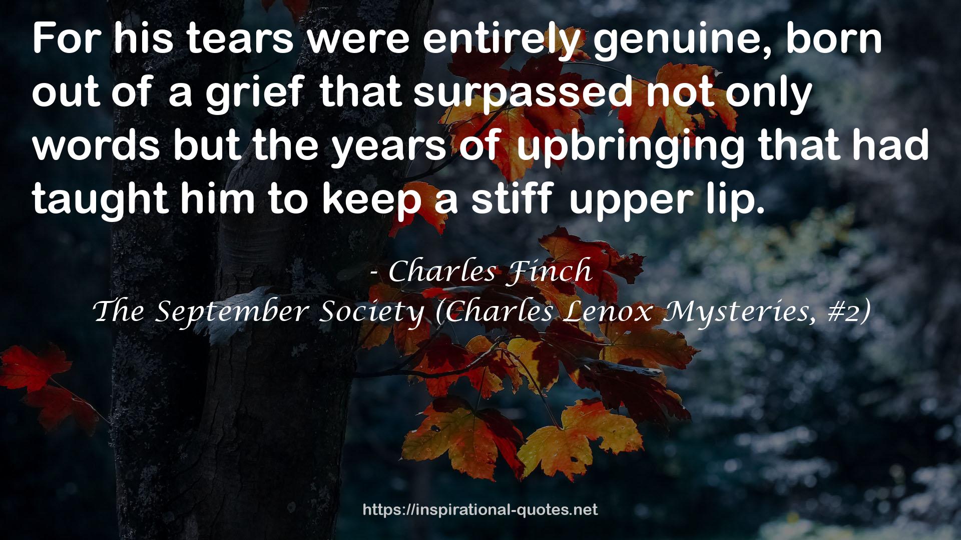 Charles Finch QUOTES