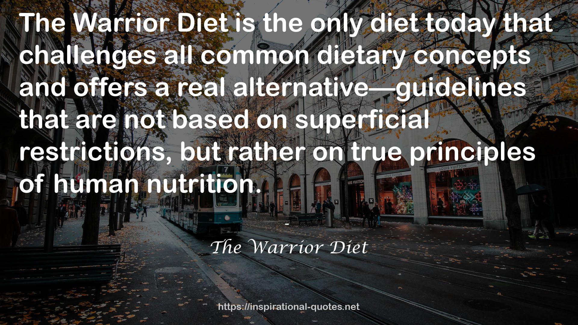 the only diet  QUOTES