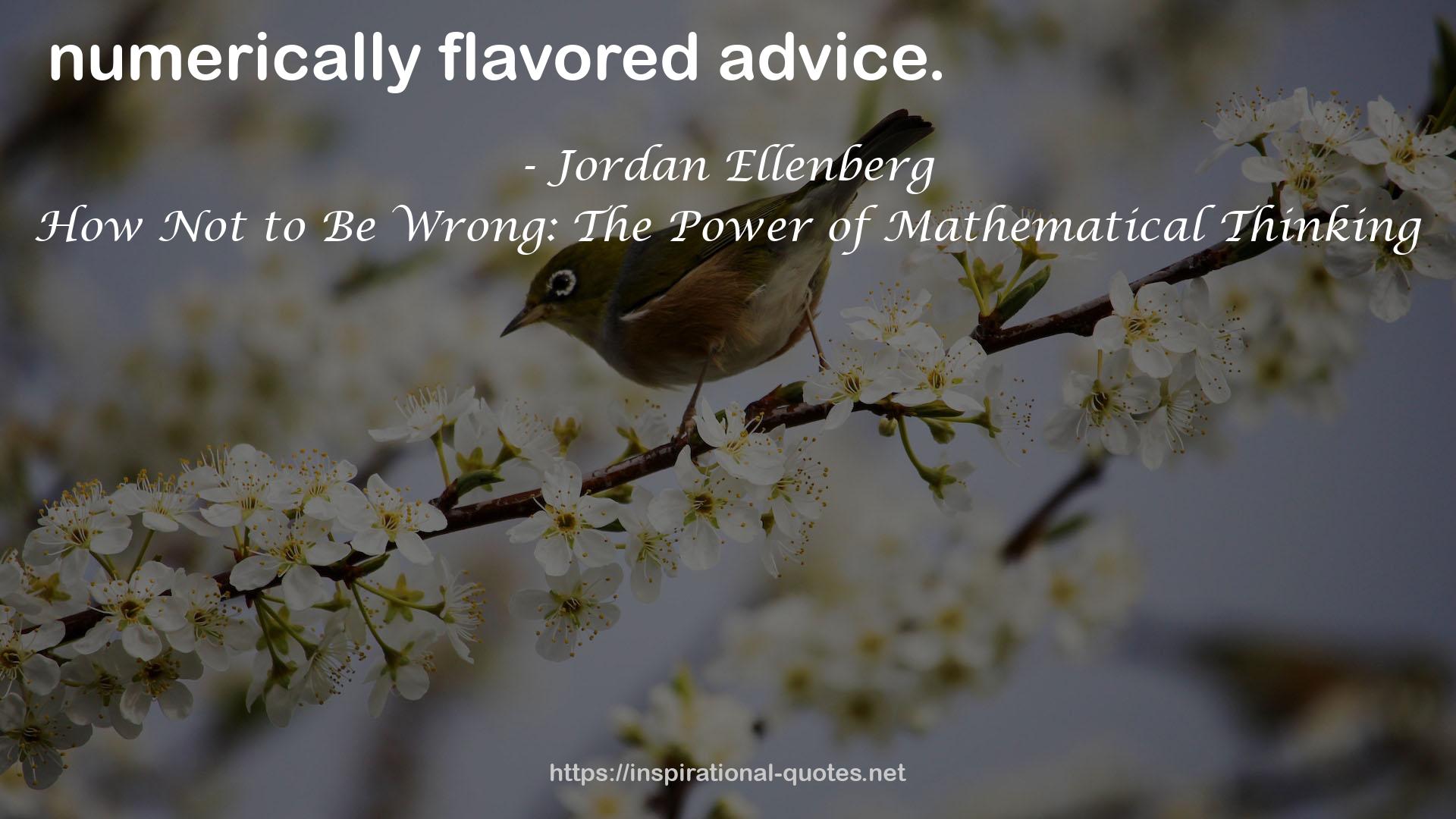 Jordan Ellenberg QUOTES