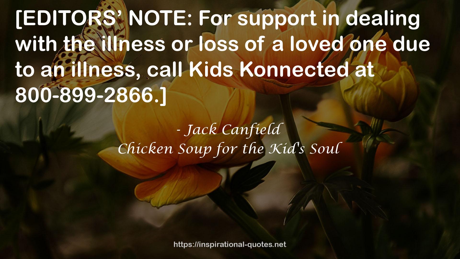 Chicken Soup for the Kid's Soul QUOTES