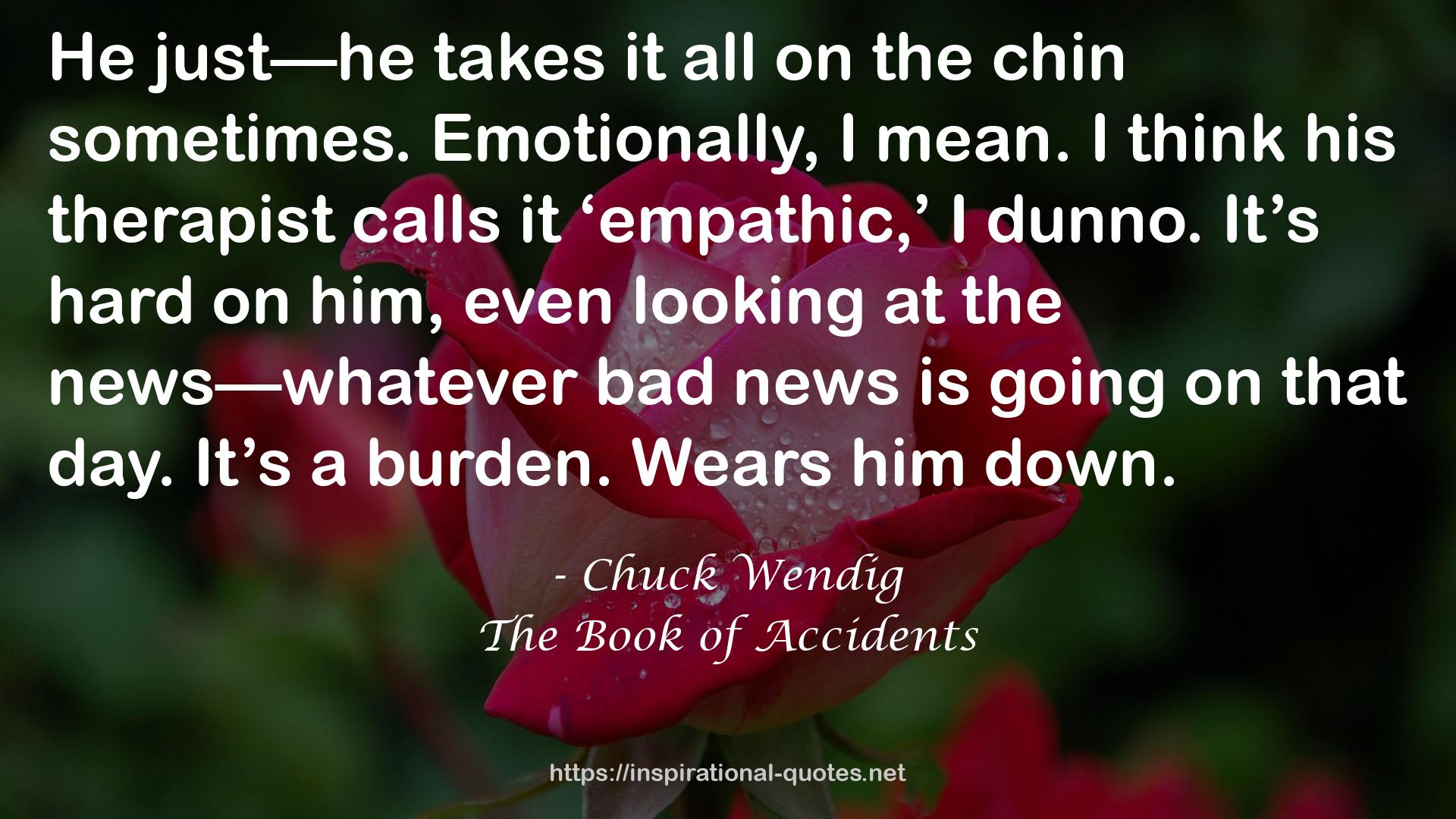 The Book of Accidents QUOTES