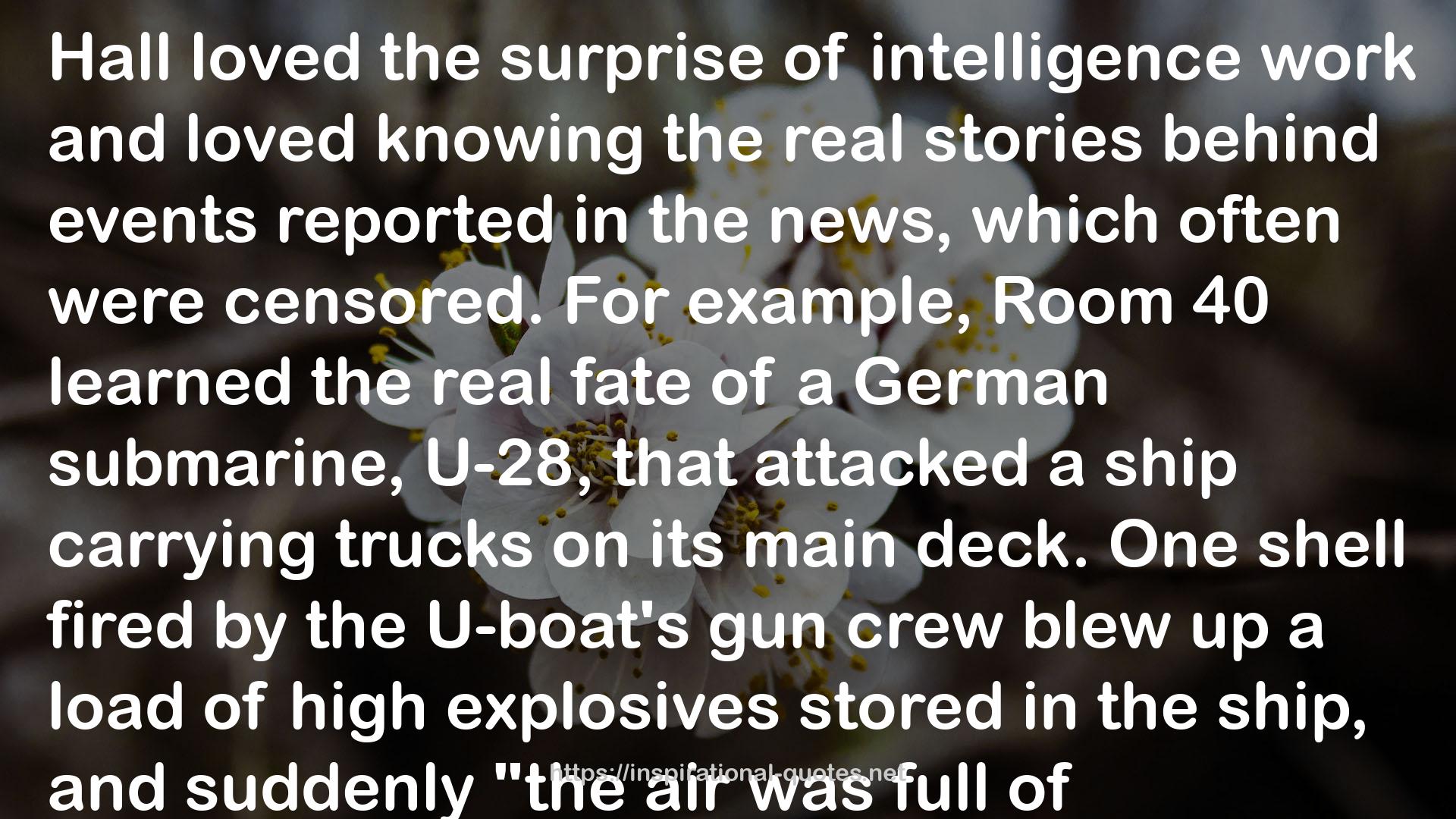 Dead Wake: The Last Crossing of the Lusitania QUOTES