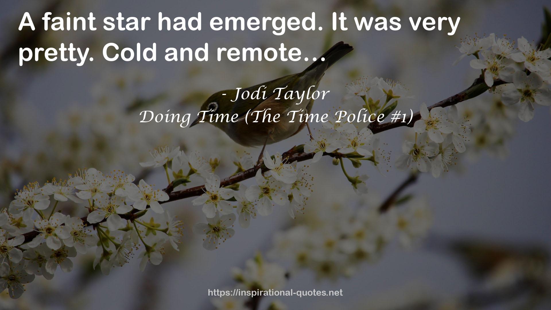 Doing Time (The Time Police #1) QUOTES