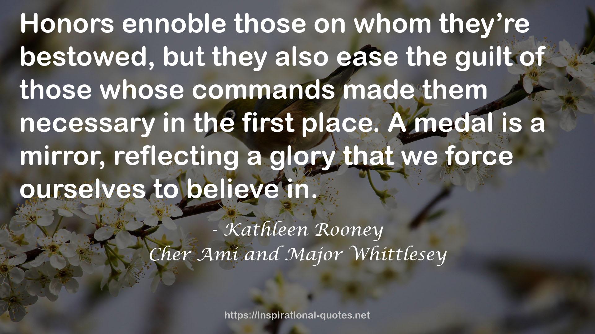 Cher Ami and Major Whittlesey QUOTES