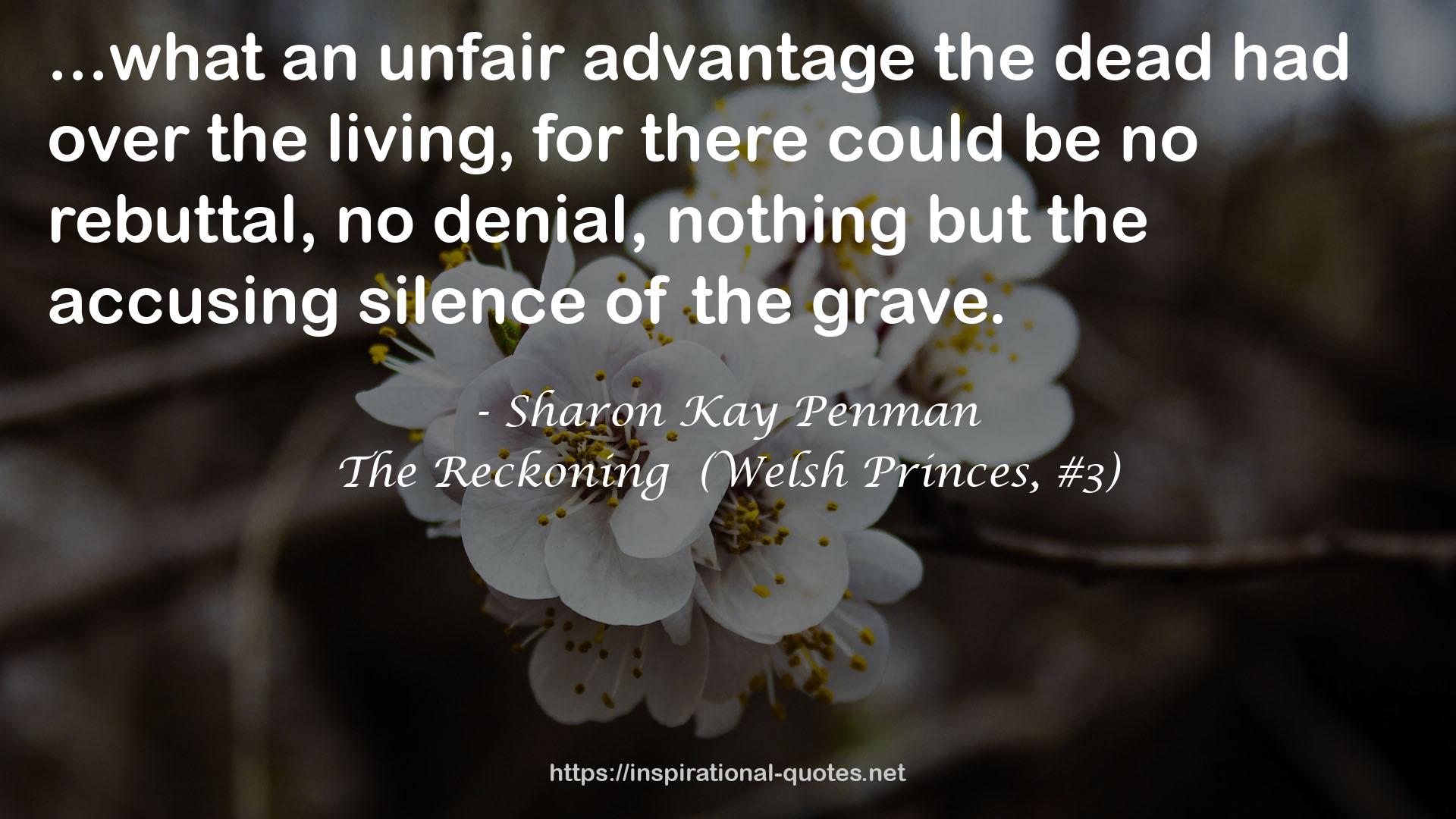 the accusing silence  QUOTES