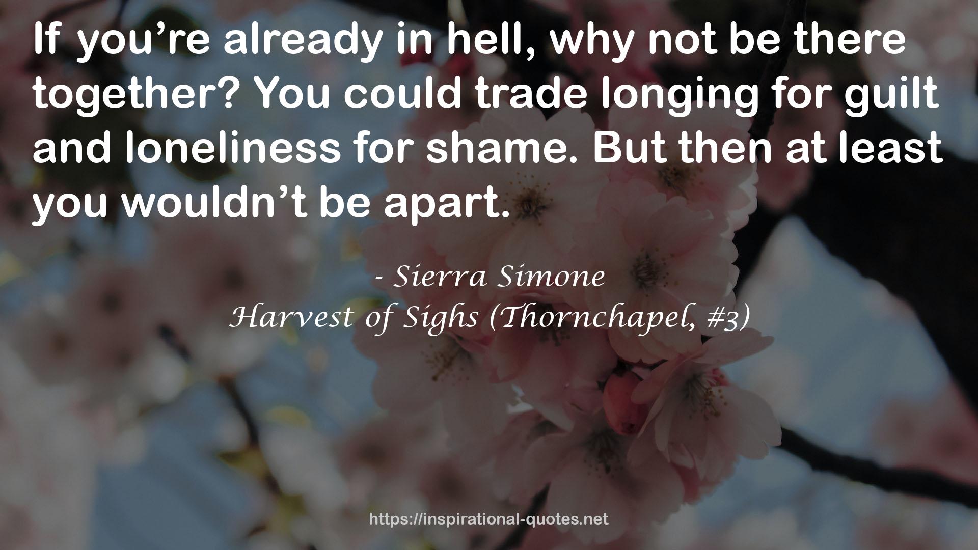 Harvest of Sighs (Thornchapel, #3) QUOTES