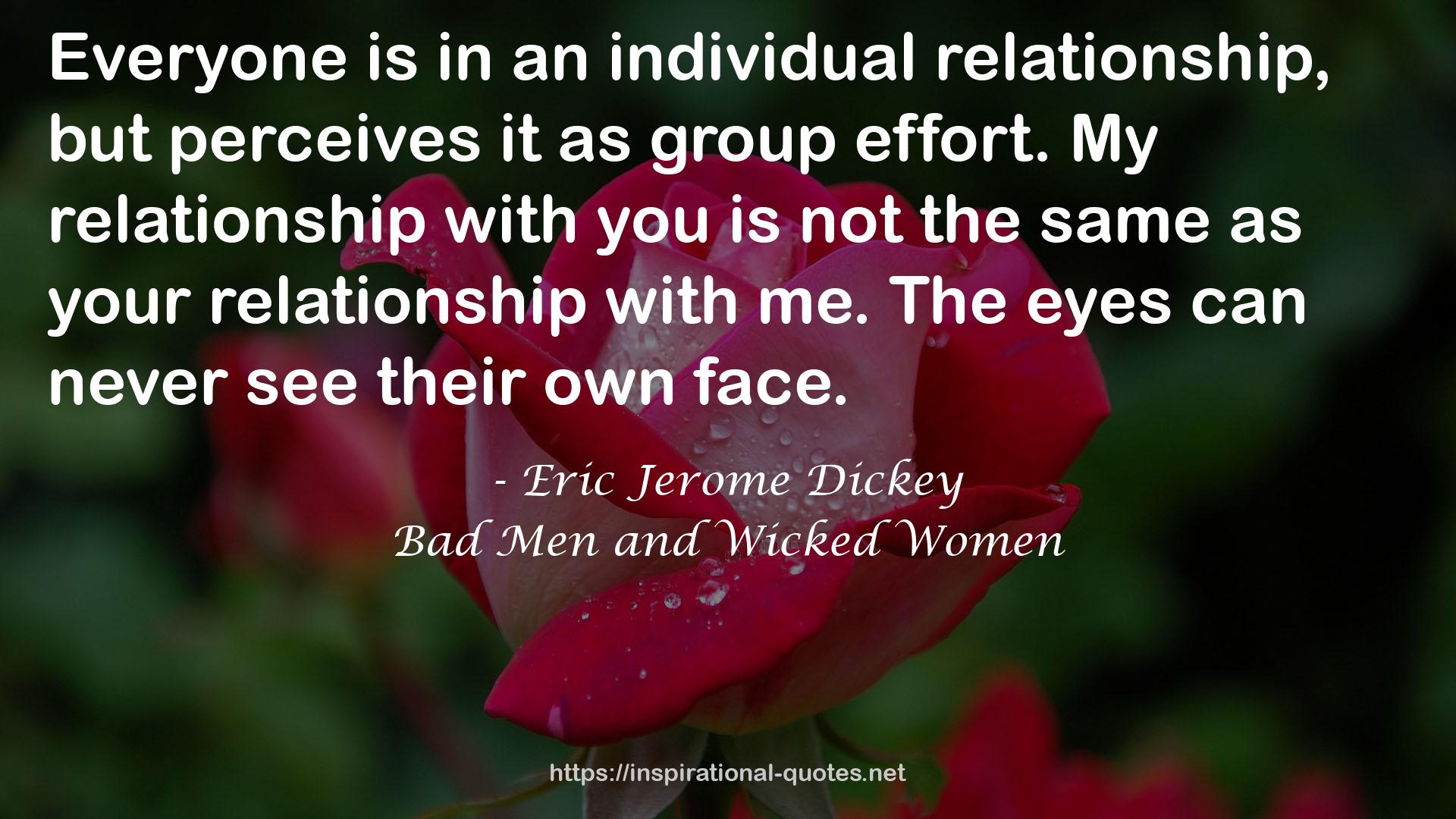 Bad Men and Wicked Women QUOTES