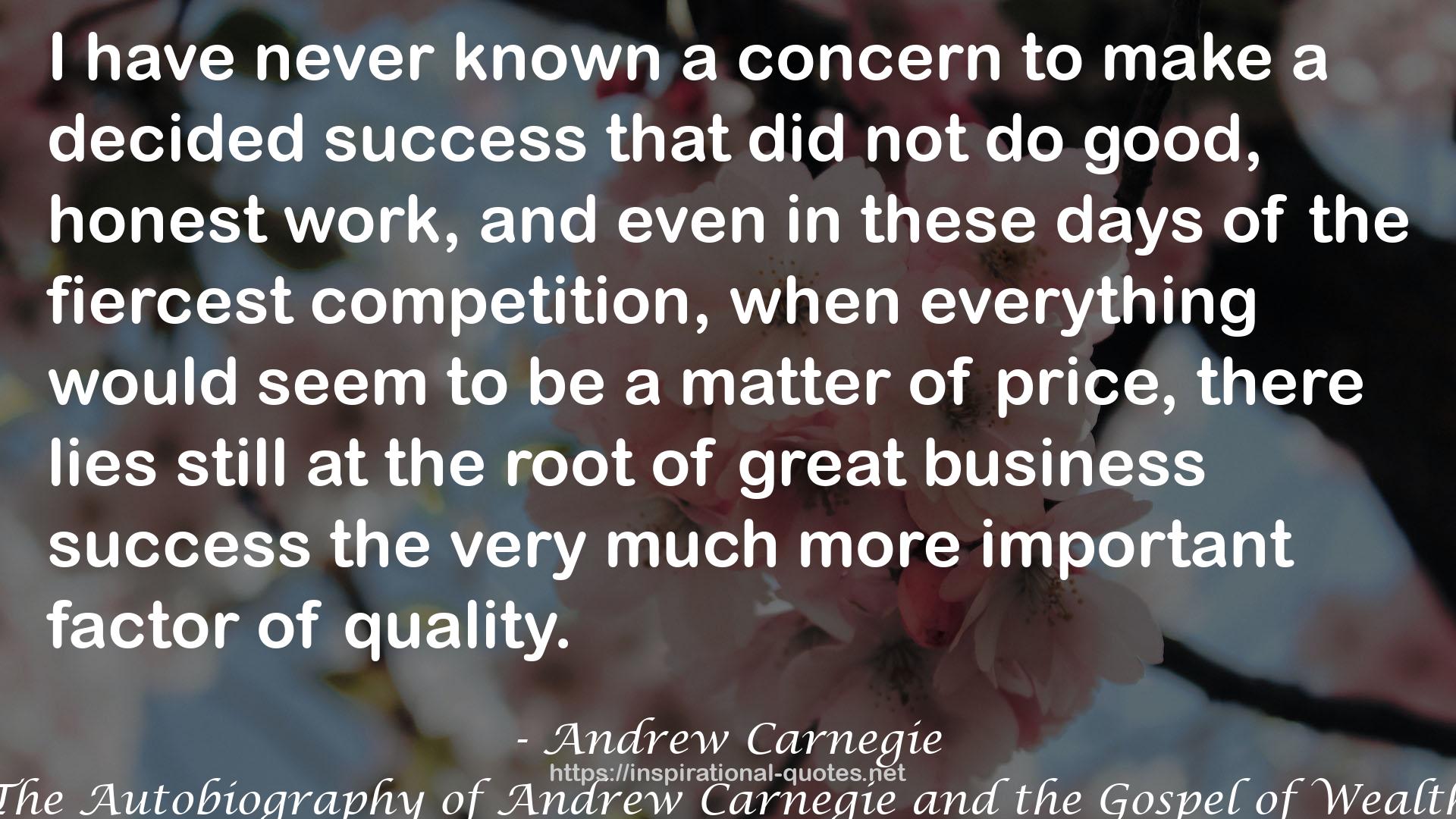 Andrew Carnegie QUOTES
