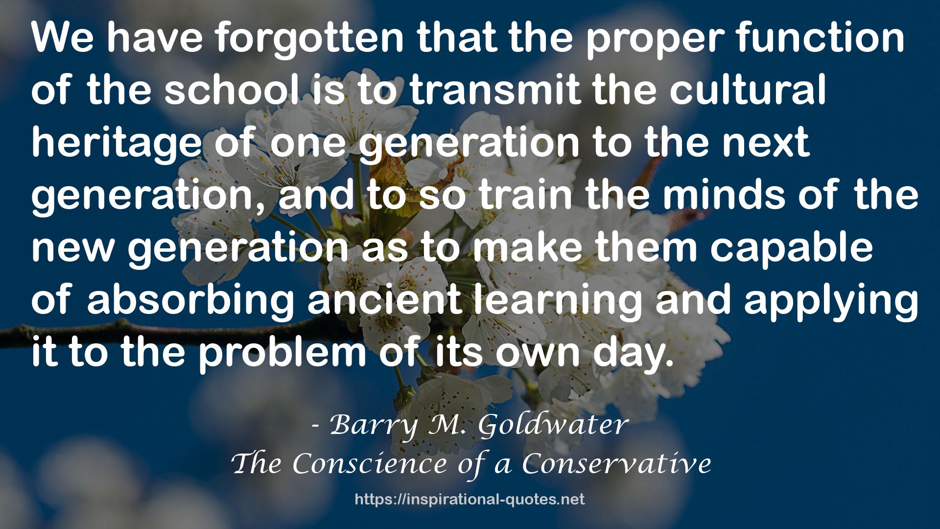 The Conscience of a Conservative QUOTES