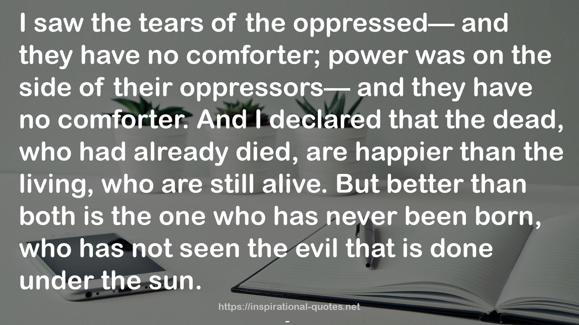 comforter;power  QUOTES