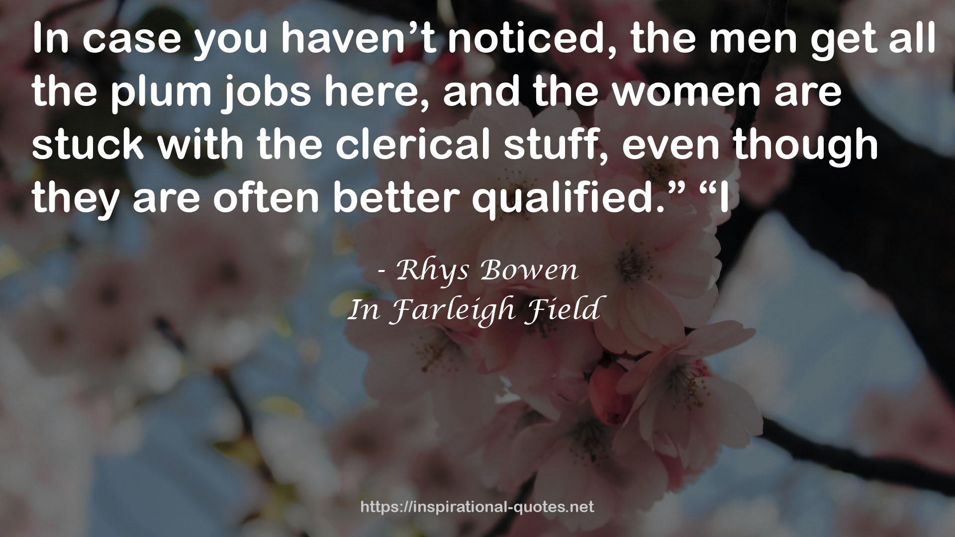 Rhys Bowen QUOTES