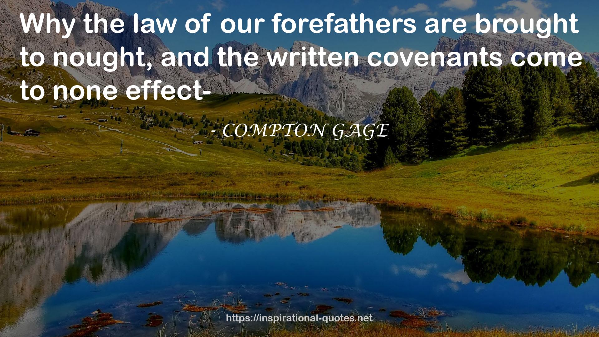 our forefathers  QUOTES