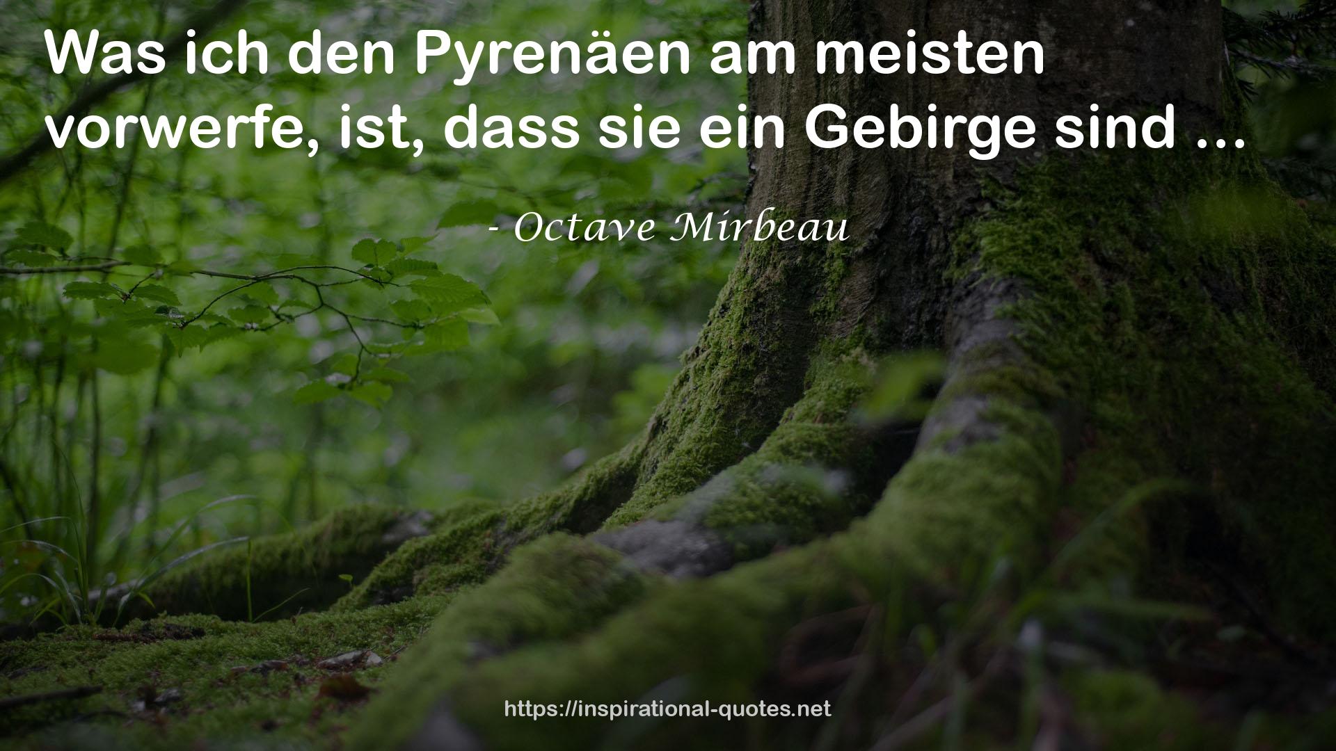 Octave Mirbeau QUOTES