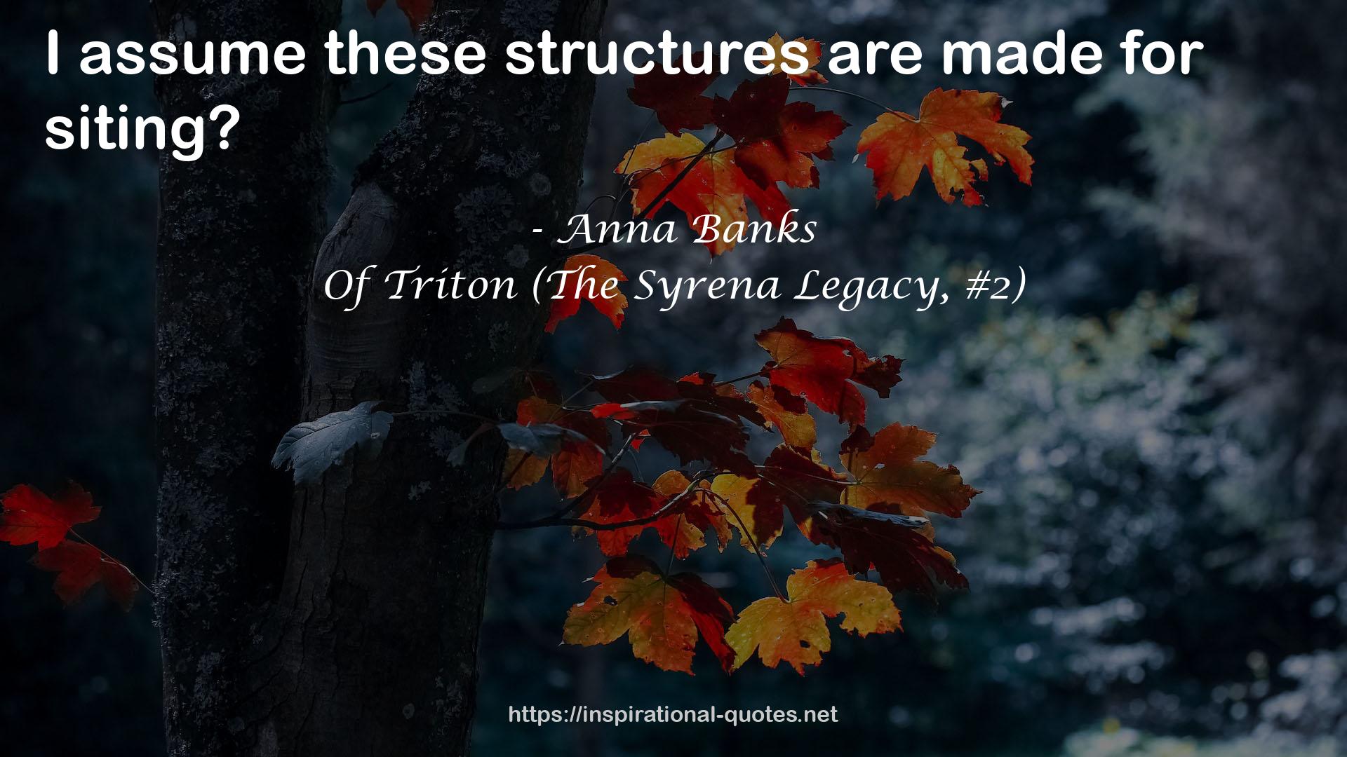 Of Triton (The Syrena Legacy, #2) QUOTES