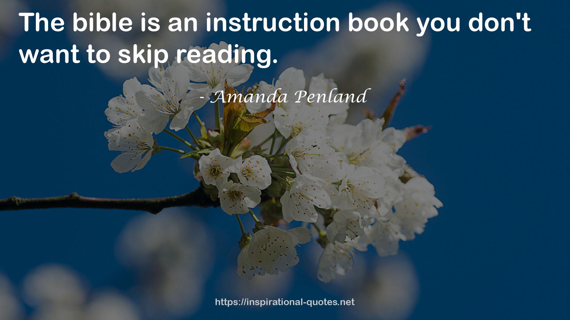 an instruction book  QUOTES