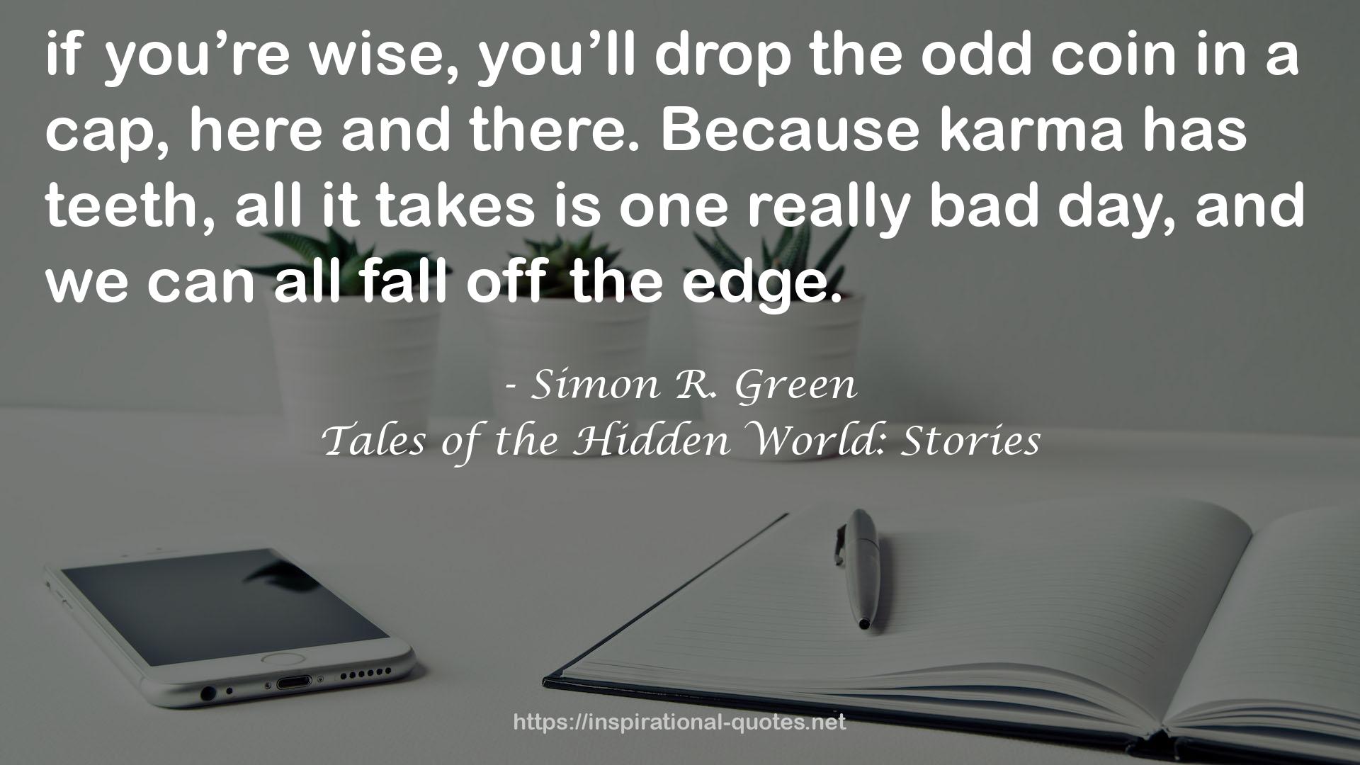 Tales of the Hidden World: Stories QUOTES