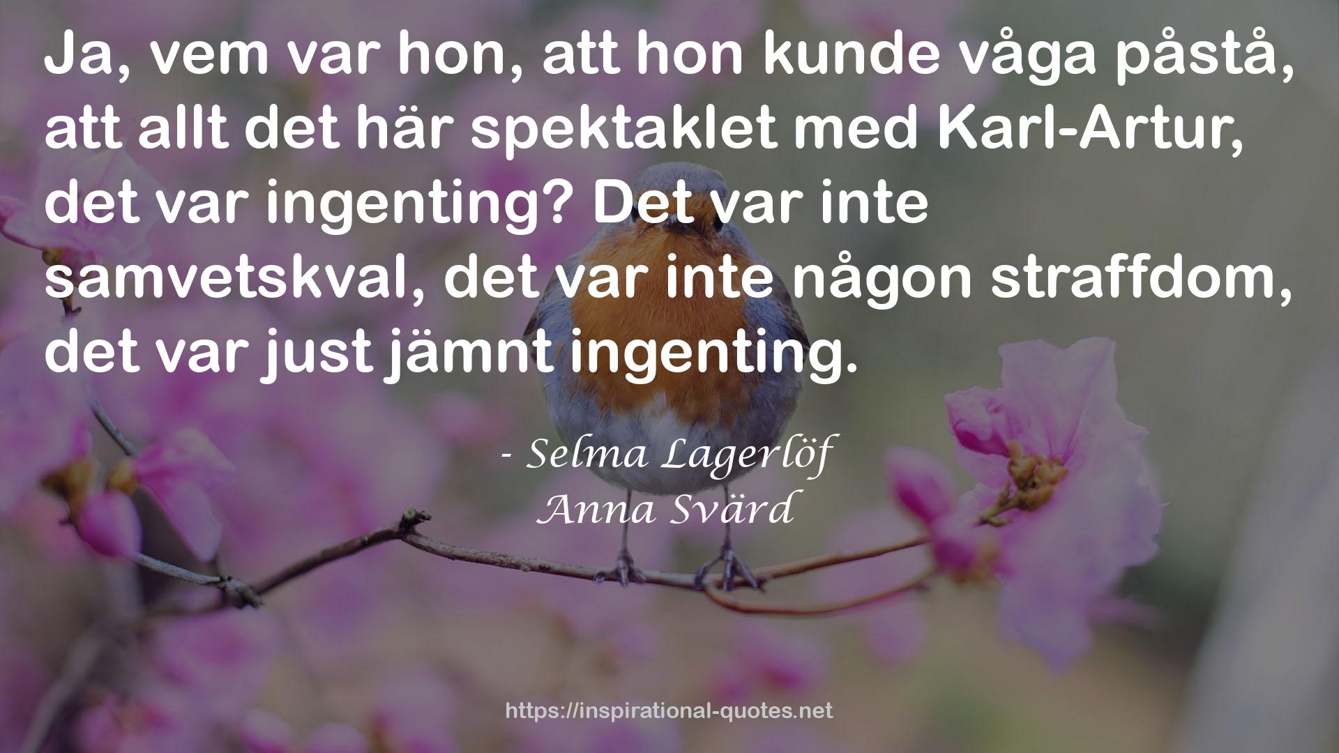 Anna Svärd QUOTES