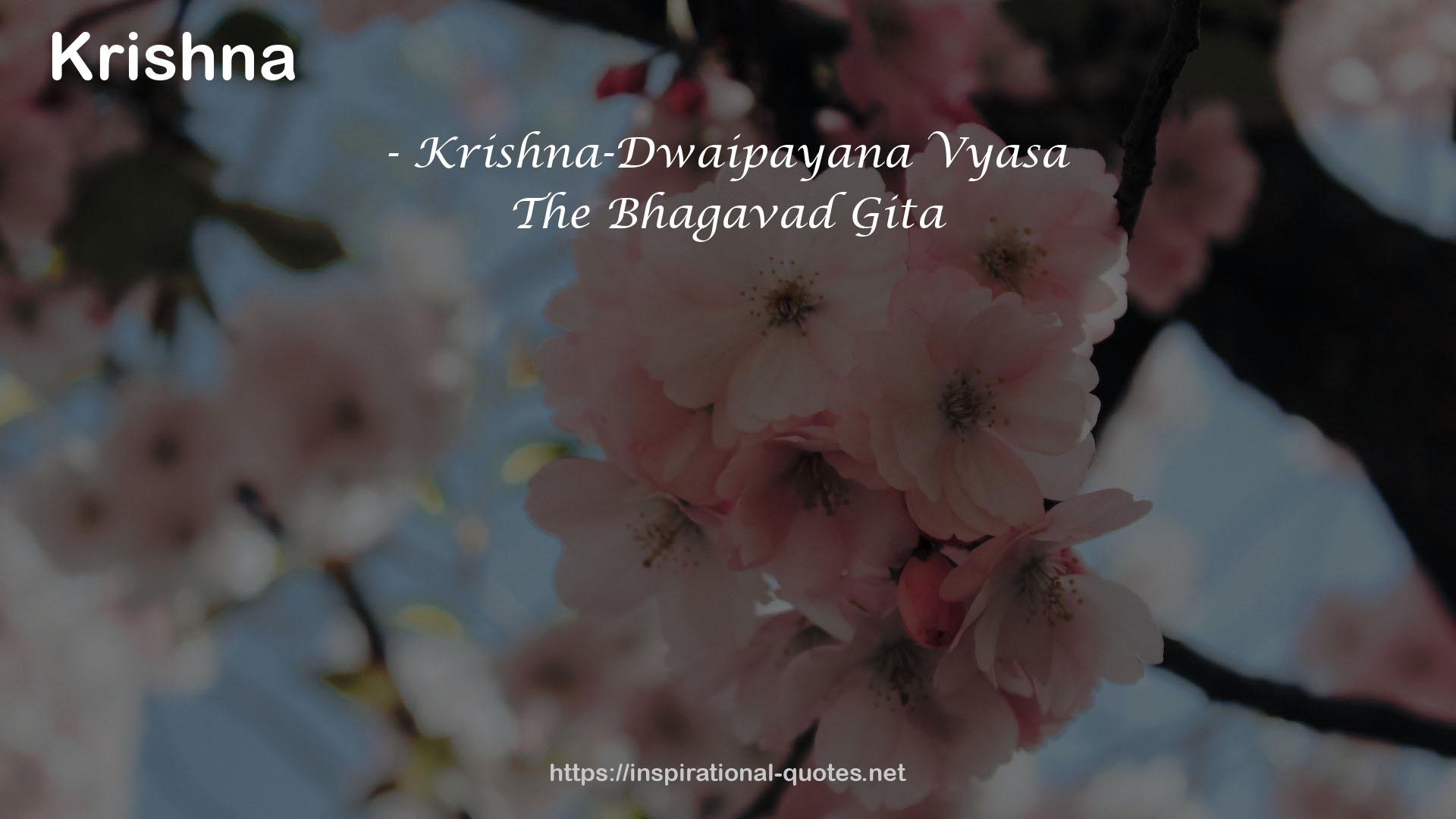 Krishna-Dwaipayana Vyasa QUOTES