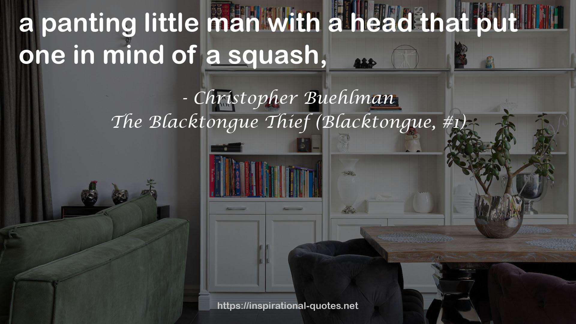 The Blacktongue Thief (Blacktongue, #1) QUOTES