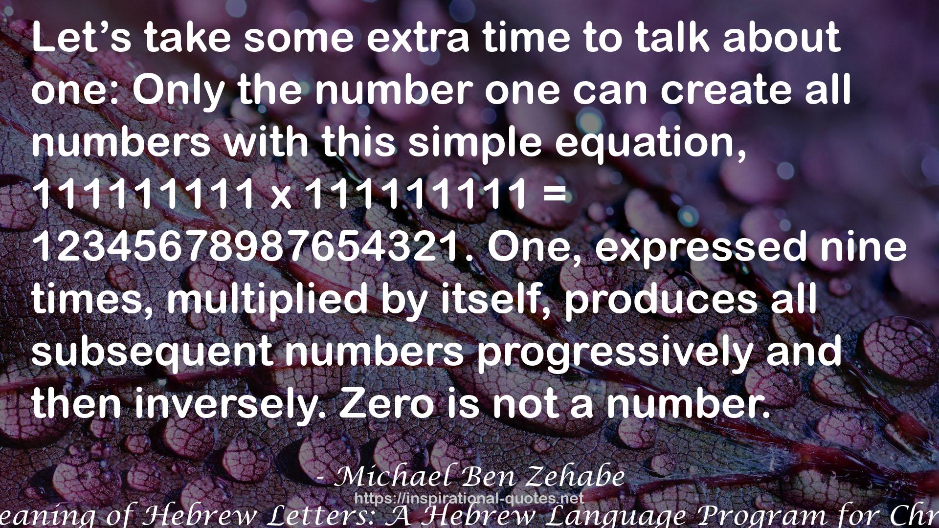 all numbers  QUOTES