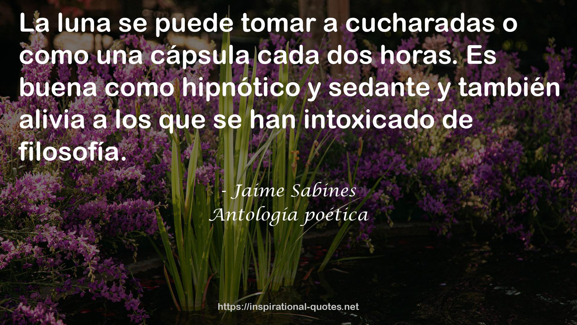 Antología poética QUOTES