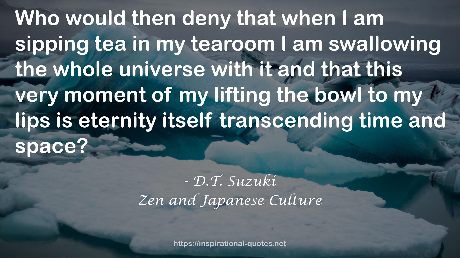 Zen and Japanese Culture QUOTES