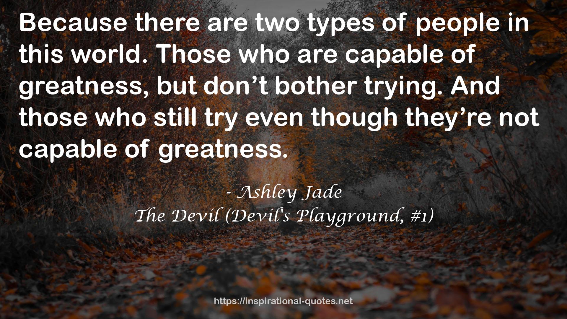 The Devil (Devil's Playground, #1) QUOTES