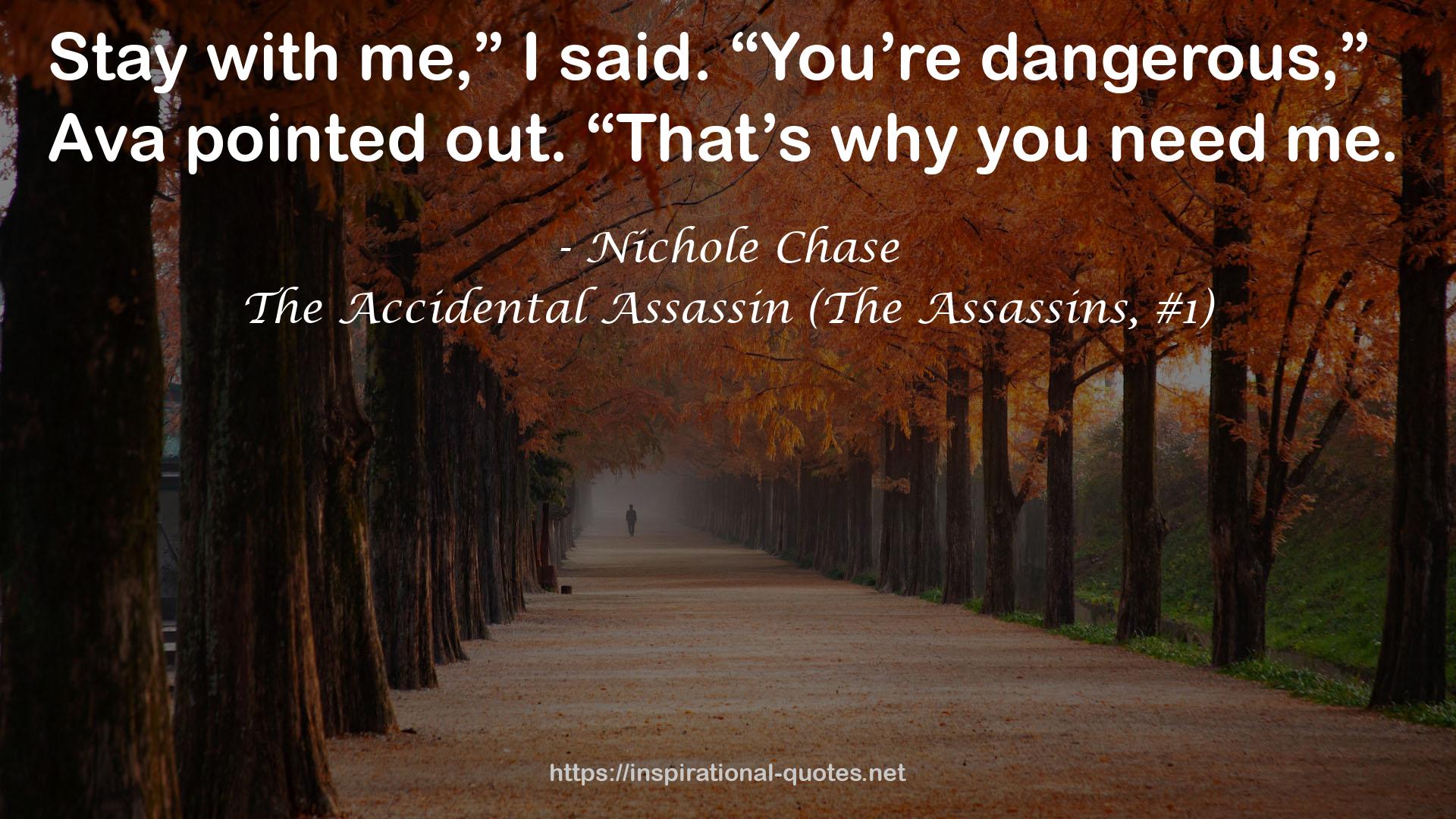 The Accidental Assassin (The Assassins, #1) QUOTES