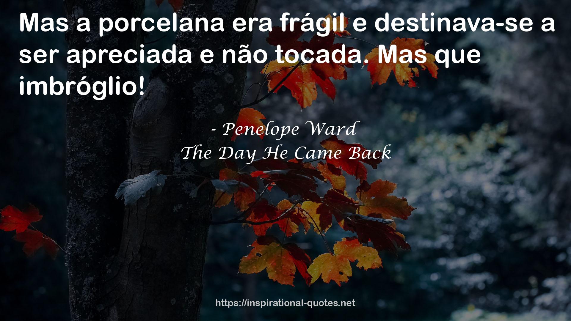 The Day He Came Back QUOTES