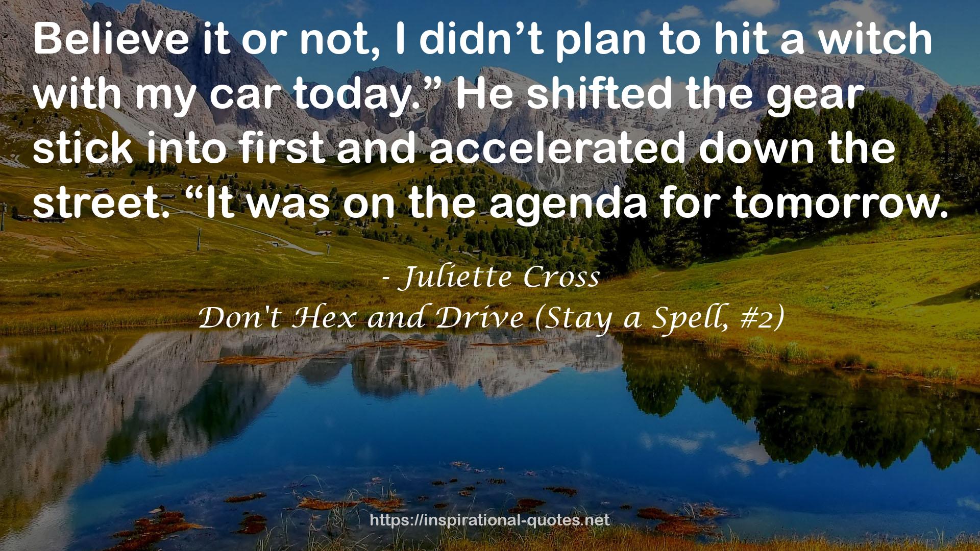 Don't Hex and Drive (Stay a Spell, #2) QUOTES