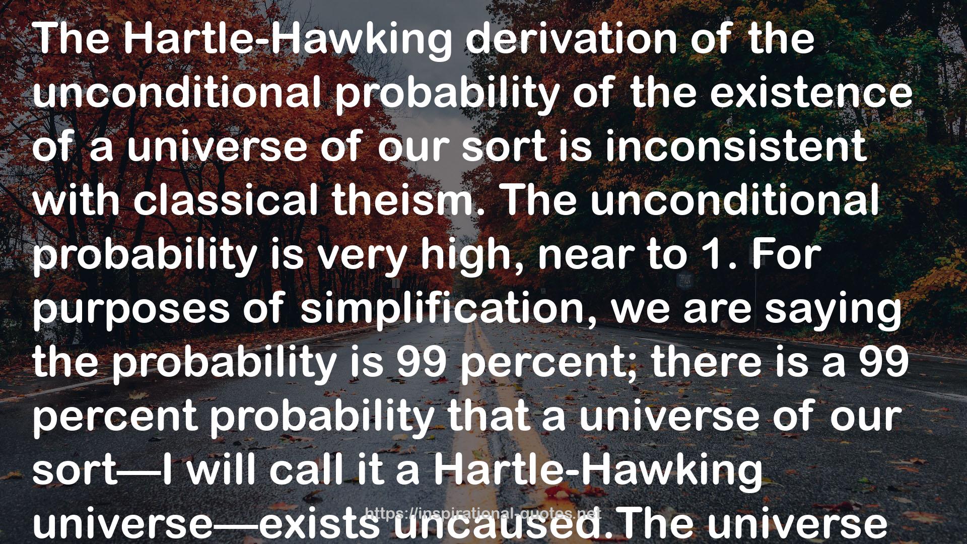 Hartle-Hawking  QUOTES