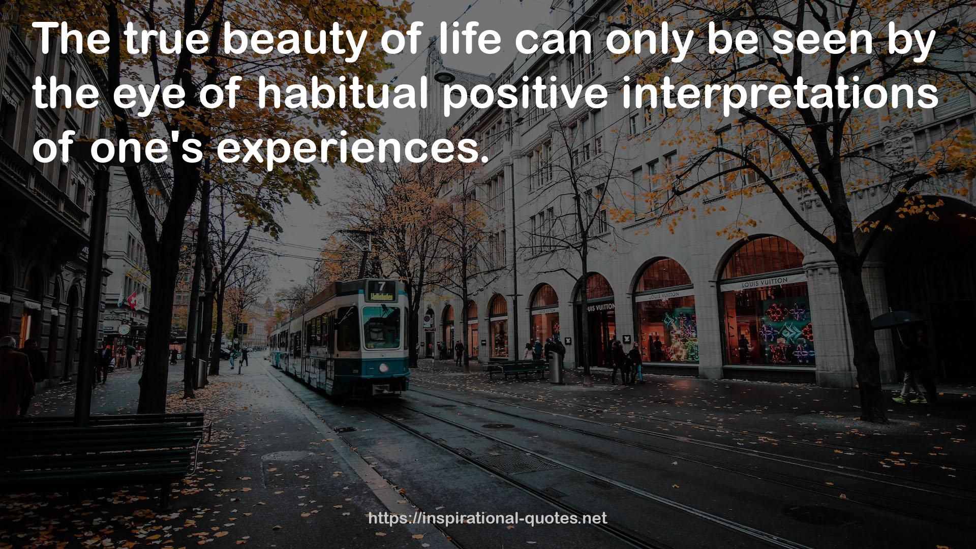 habitual positive interpretations  QUOTES