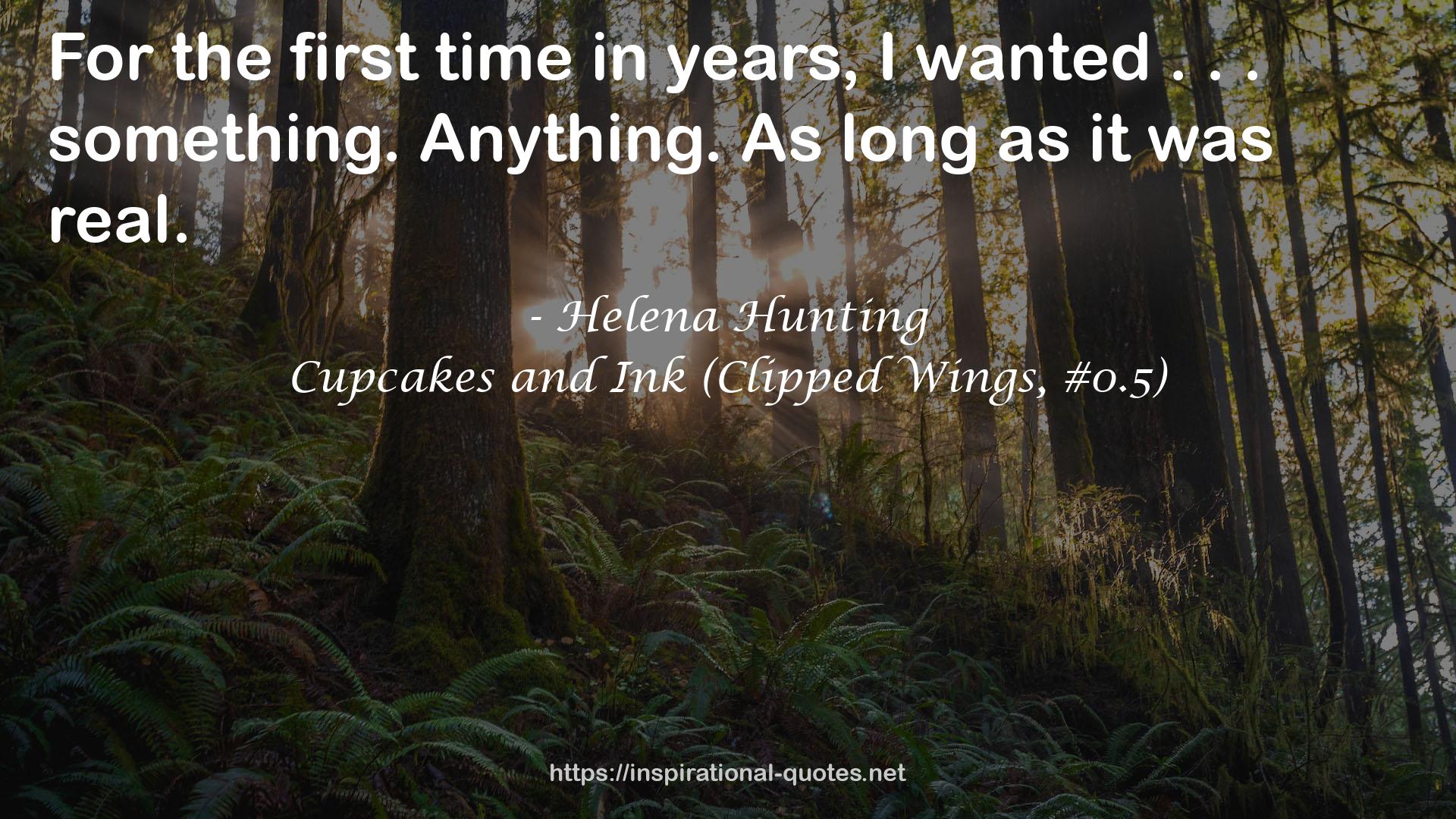 Cupcakes and Ink (Clipped Wings, #0.5) QUOTES