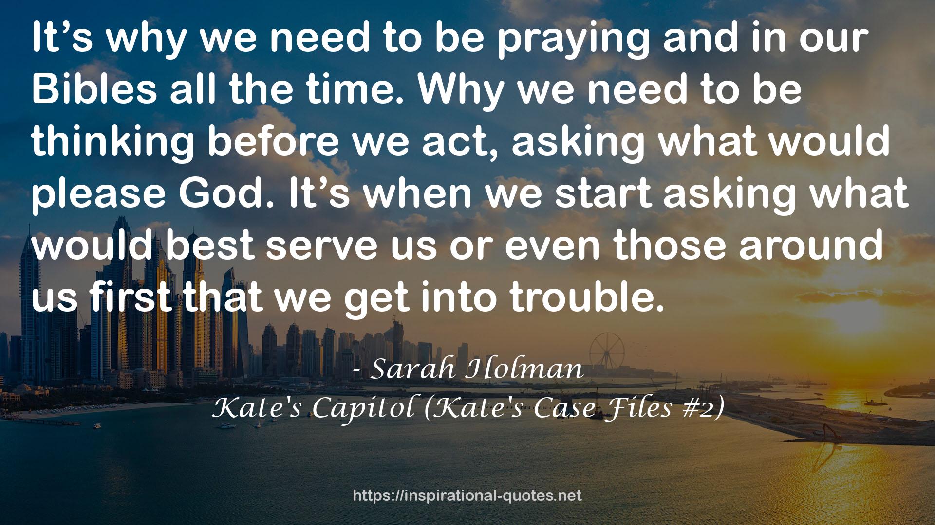 Kate's Capitol (Kate's Case Files #2) QUOTES