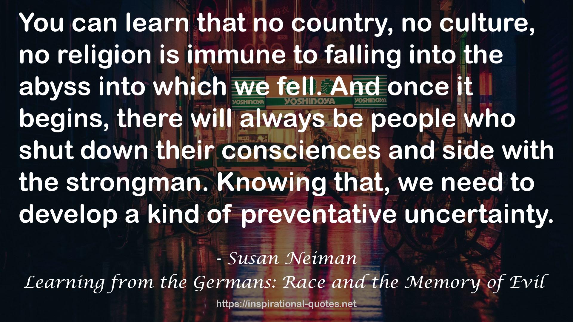 Susan Neiman QUOTES