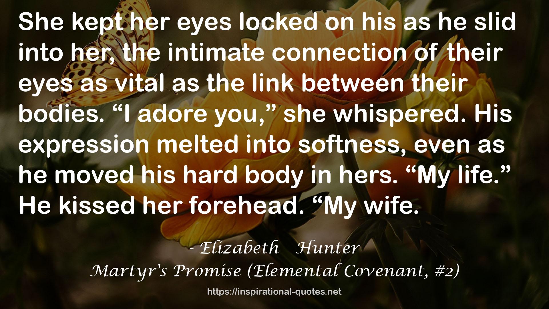 Martyr's Promise (Elemental Covenant, #2) QUOTES