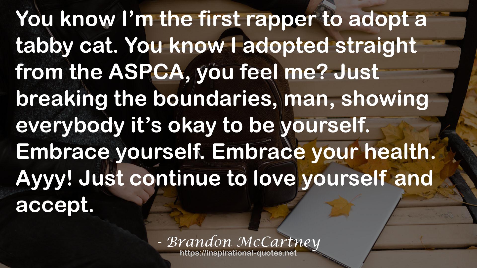 Brandon McCartney QUOTES