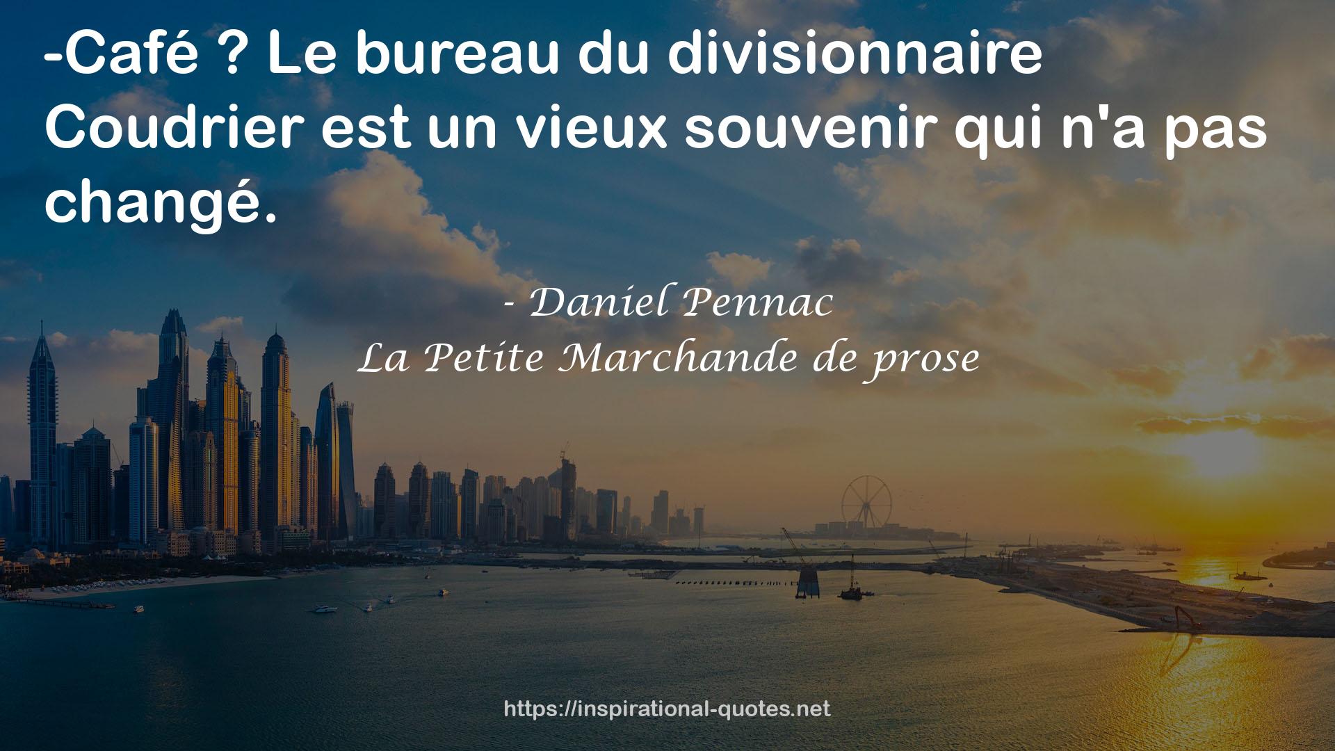 La Petite Marchande de prose QUOTES