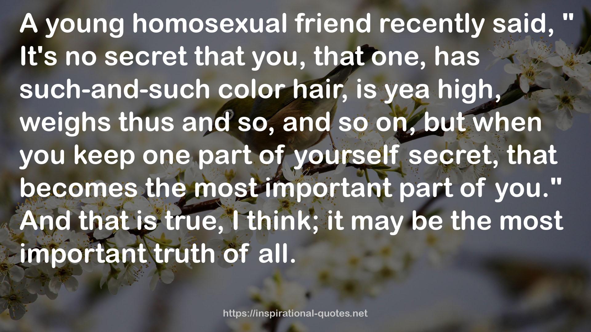homosexual  QUOTES