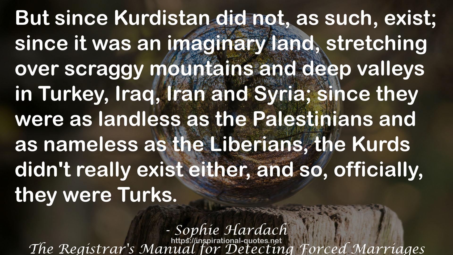 Sophie Hardach QUOTES